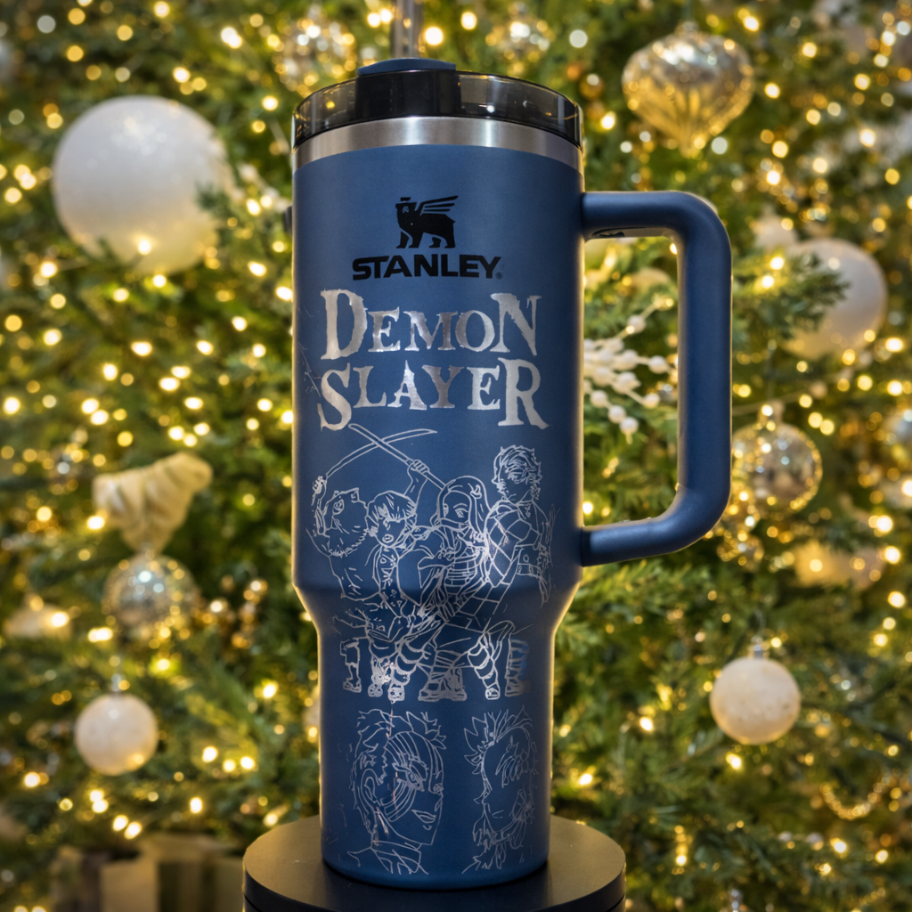 Demon Slayer Themed engraved Stanley Tumbler Cup
