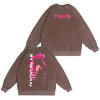 Camiseta/Sudadera/Sudadera con Capucha Desgastada de Hinata Hyuga Naruto