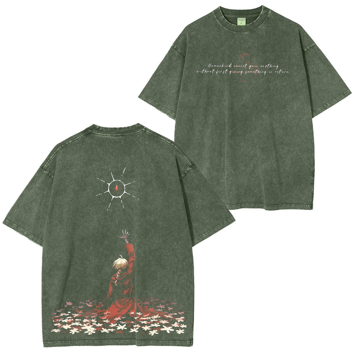 Camiseta lavada Fullmetal Alchemist