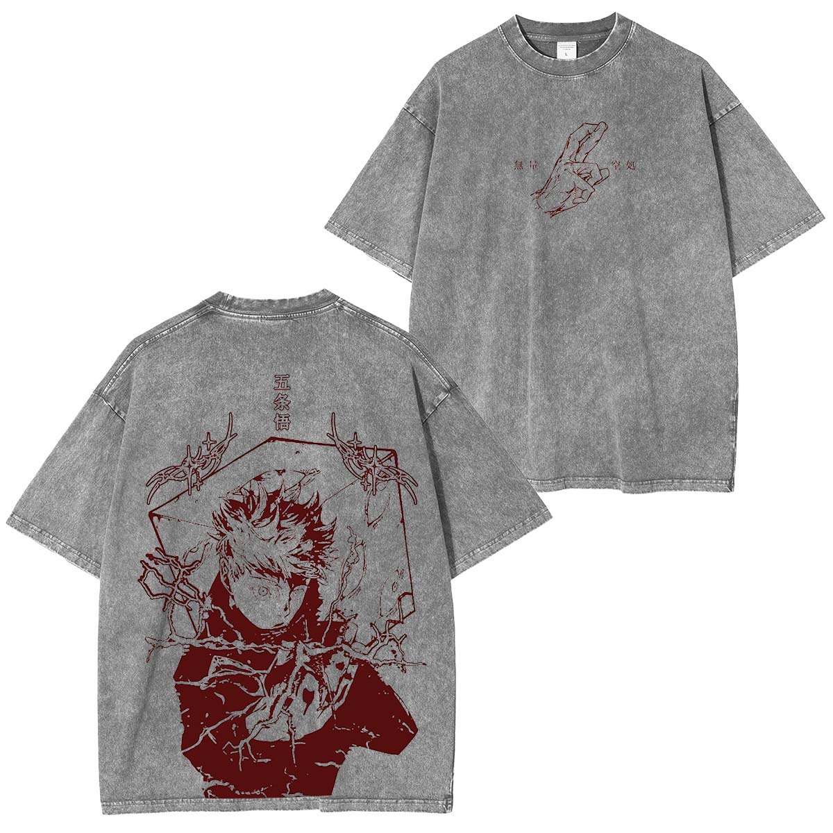 T-shirt Jujutsu Kaisen Satoru Gojo Anime Vintage