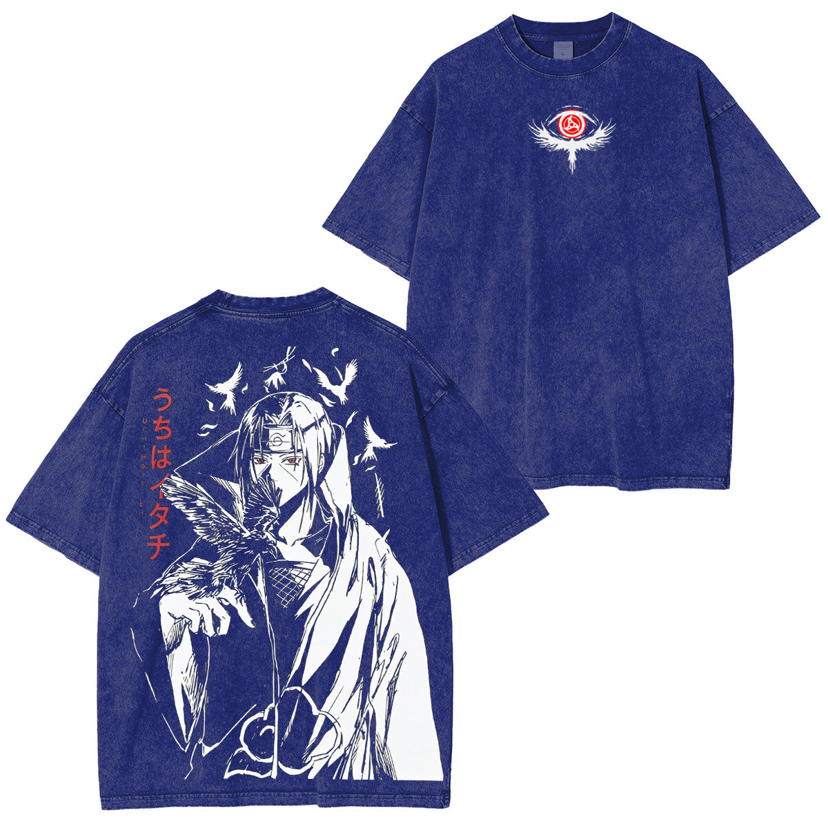 Itachi Uchiha Naruto Washed T-shirt/Crewneck/Hoodie