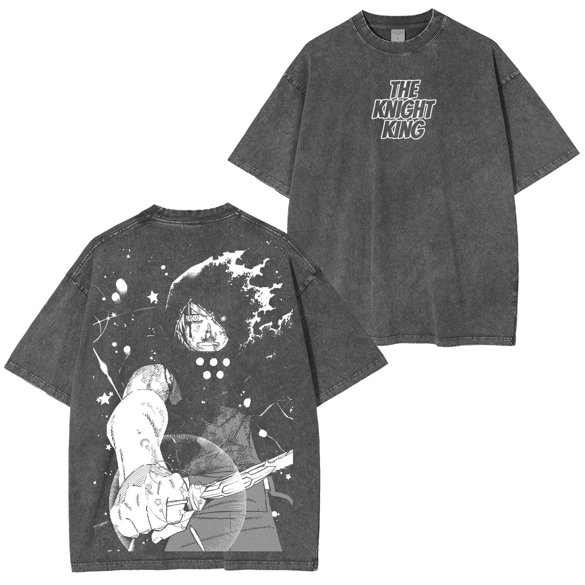 T-shirt/Sweat-shirt ras du cou/Sweat à capuche Arthur Boyle Fire Force délavé