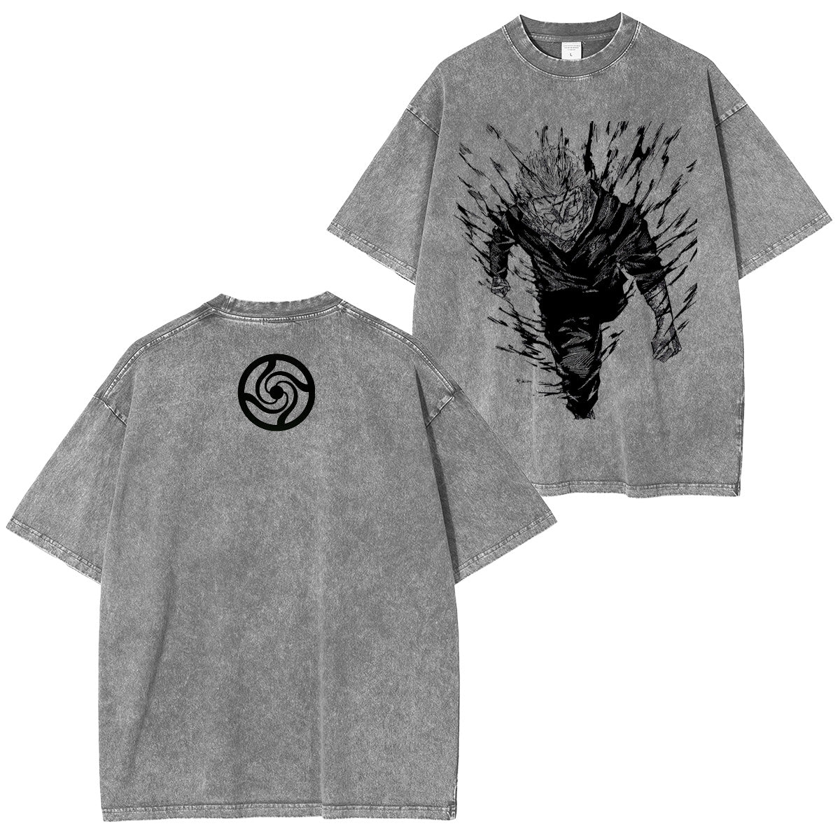Yuji Itadori Jujutsu Kaisen Anime Washed T-shirt/Crewneck/Hoodie