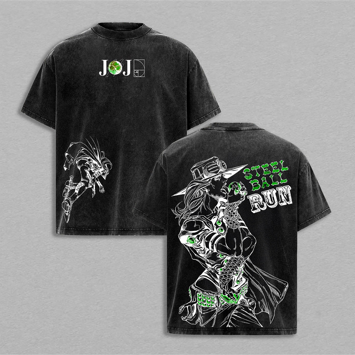T-shirt/Col ras du cou/Sweat à capuche JoJo Gyro Zeppeli
