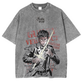 T-shirt/Sweat-shirt/Sweat à capuche délavé Gojo Satoru Jujutsu Kaisen