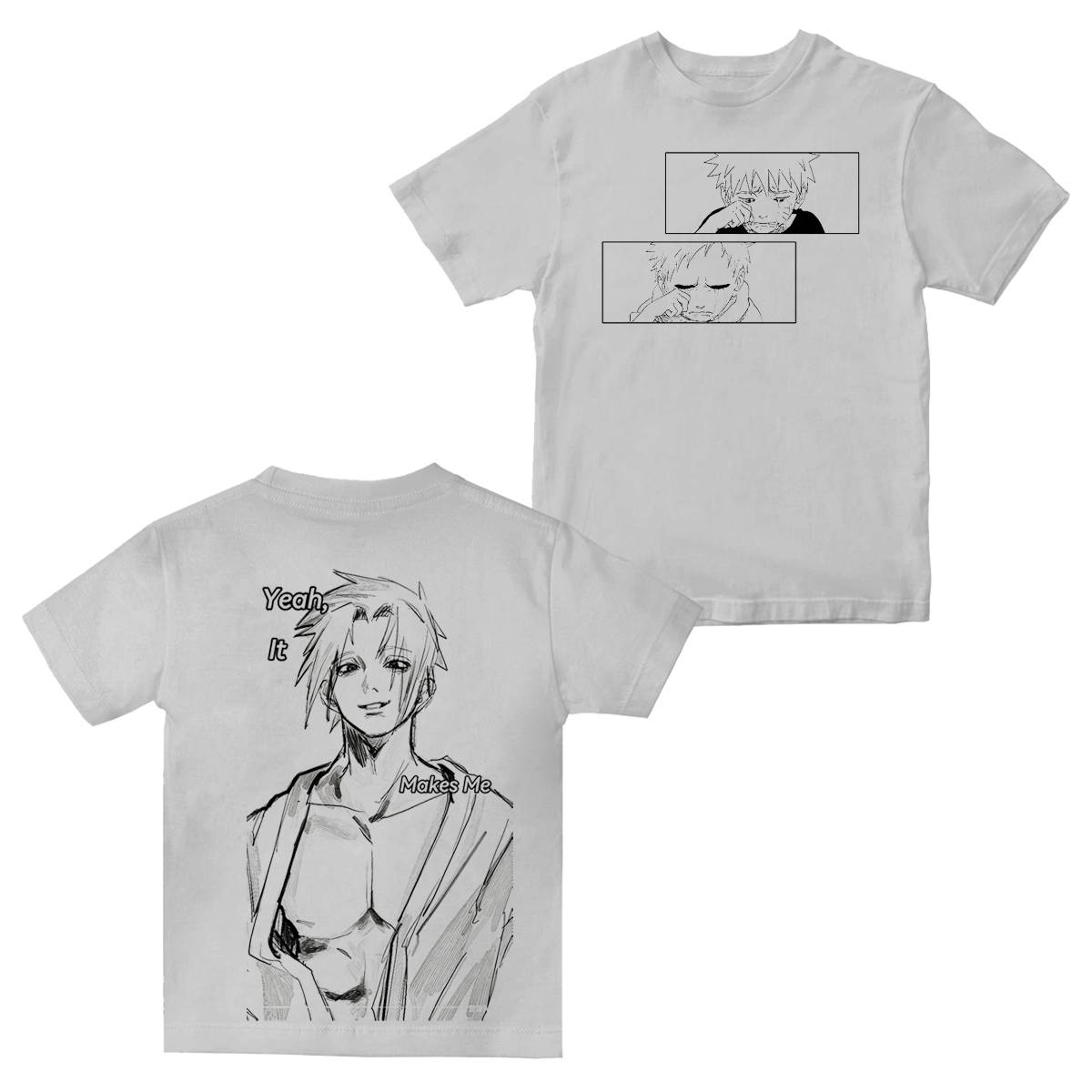 Uchiha Sasuke and Uzumaki Naruto Unisex T-shirt