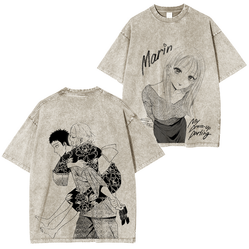 My Dress-Up Darling Anime Vintage Washed T-shirt