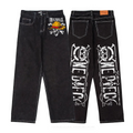 One Piece Washed Jeans