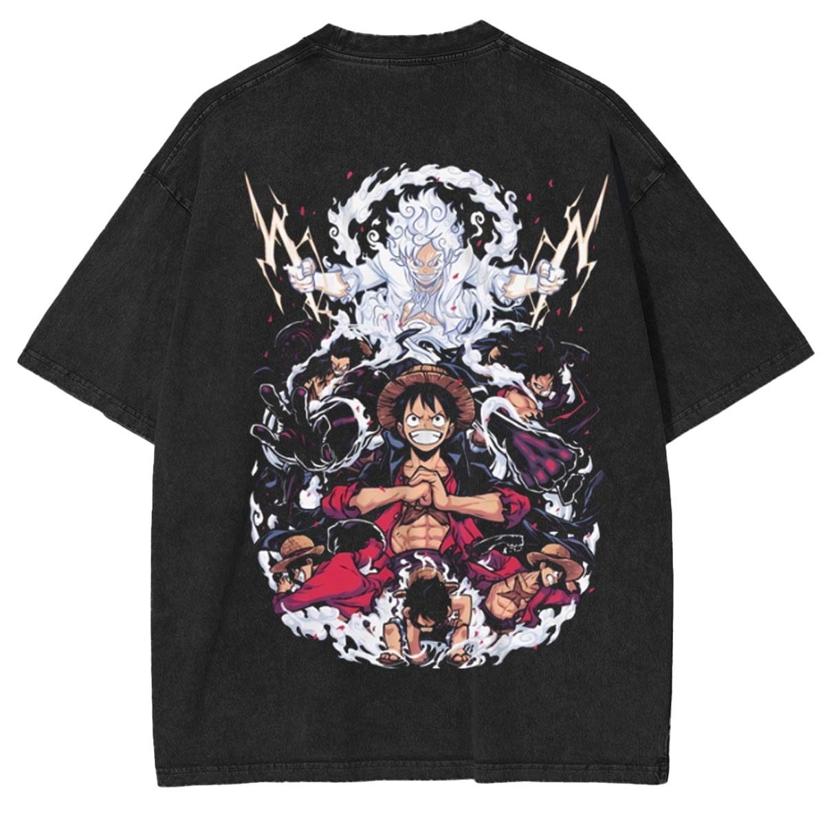 One Piece Luffy All Transformations Anime T-Shirt