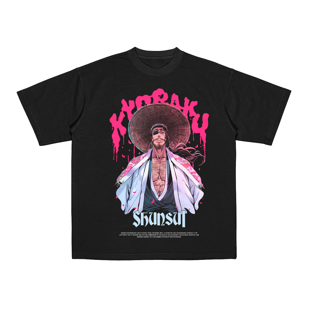 T-shirt surdimensionné Shunsui Kyoraku Bleach Anime
