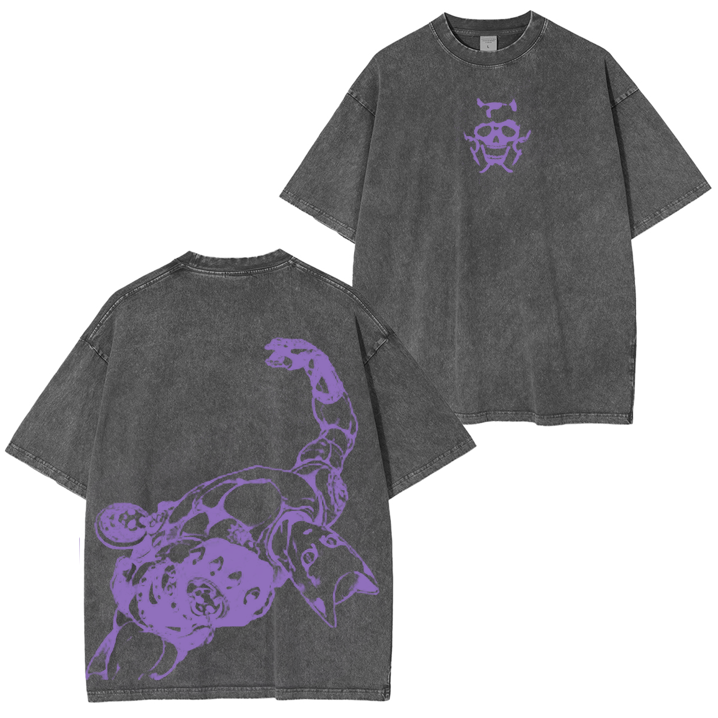 Camiseta unisex lavada vintage de JoJo's Bizarre Adventure Diamond is Unbreakable