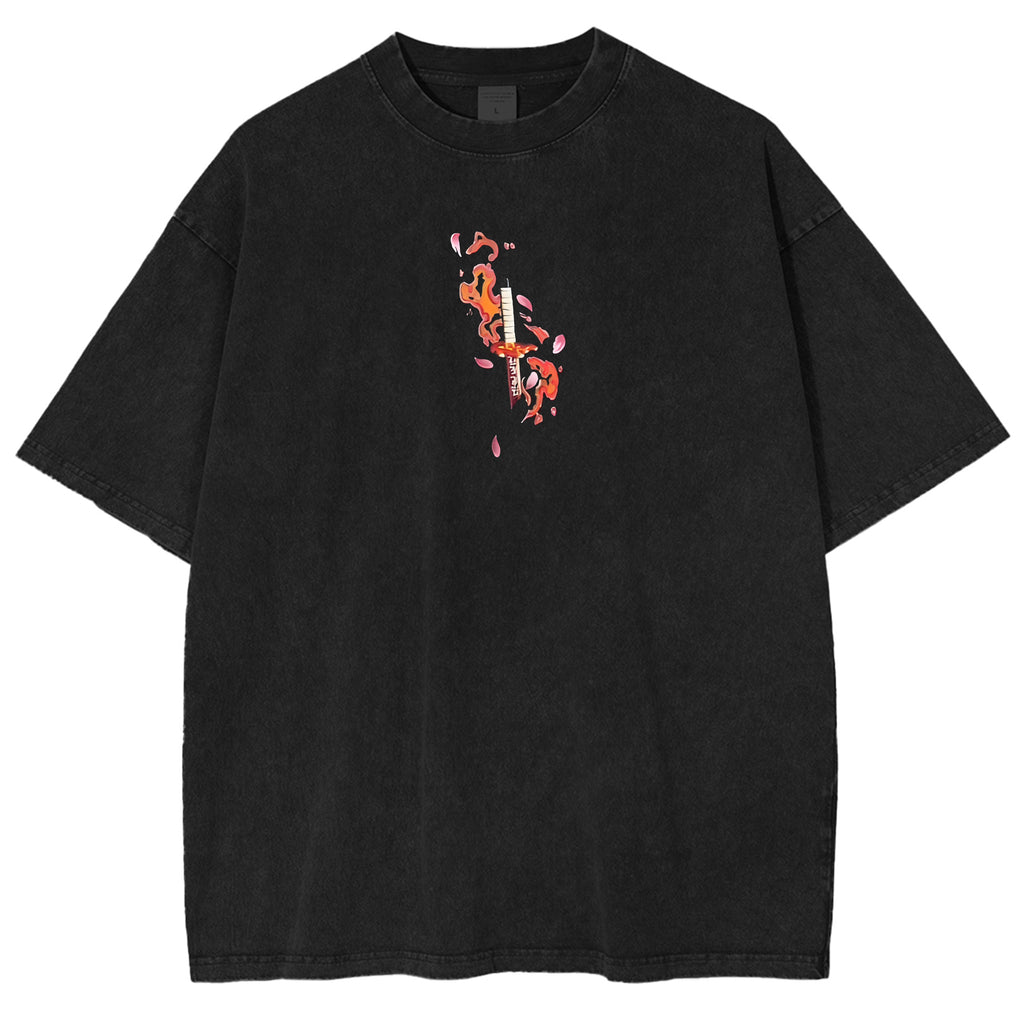 Kamado Tanjiro Demon Slayer Vintage Washed Tee