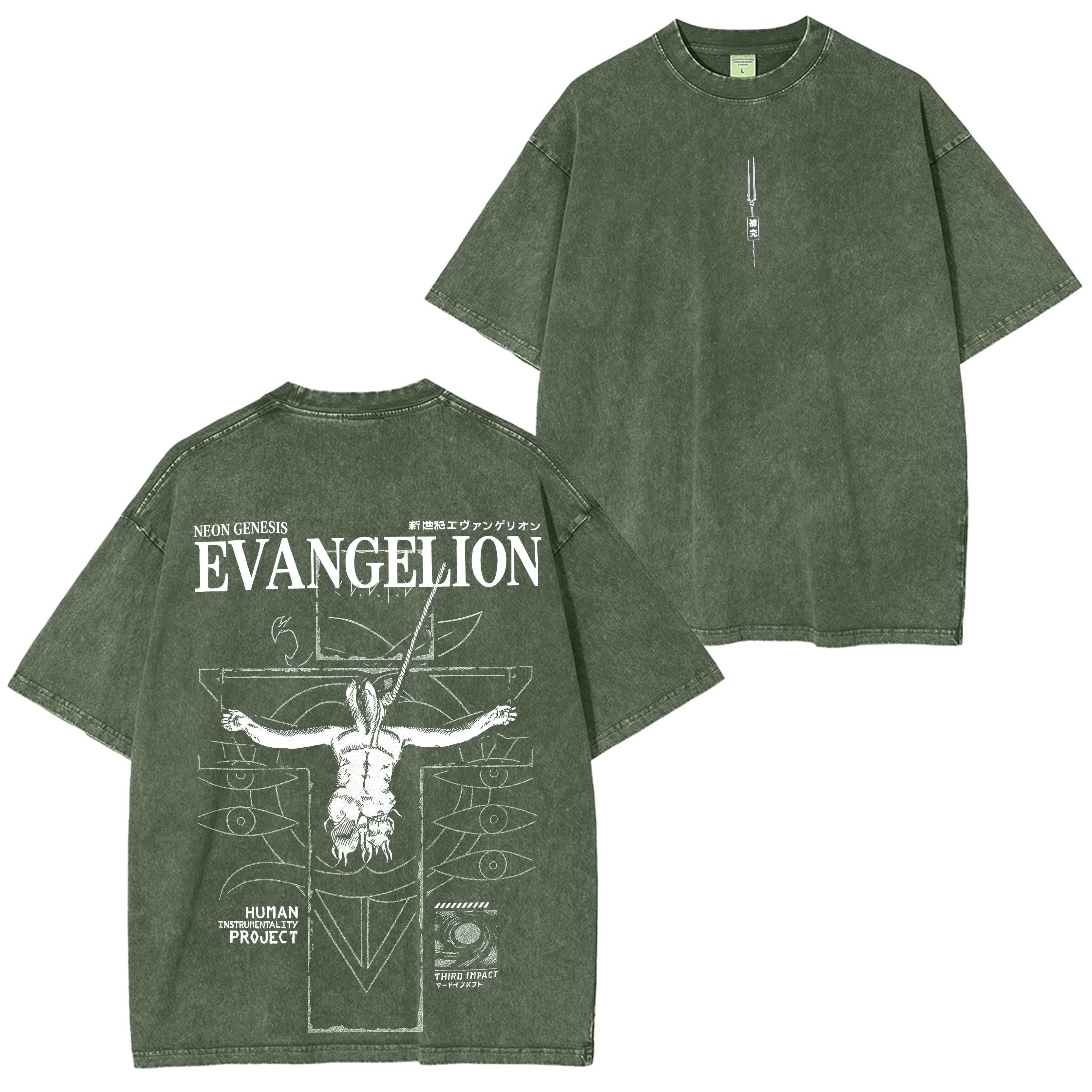 T-shirt Lilith ACID WASH - T-shirts Neon Genesis Evangelion