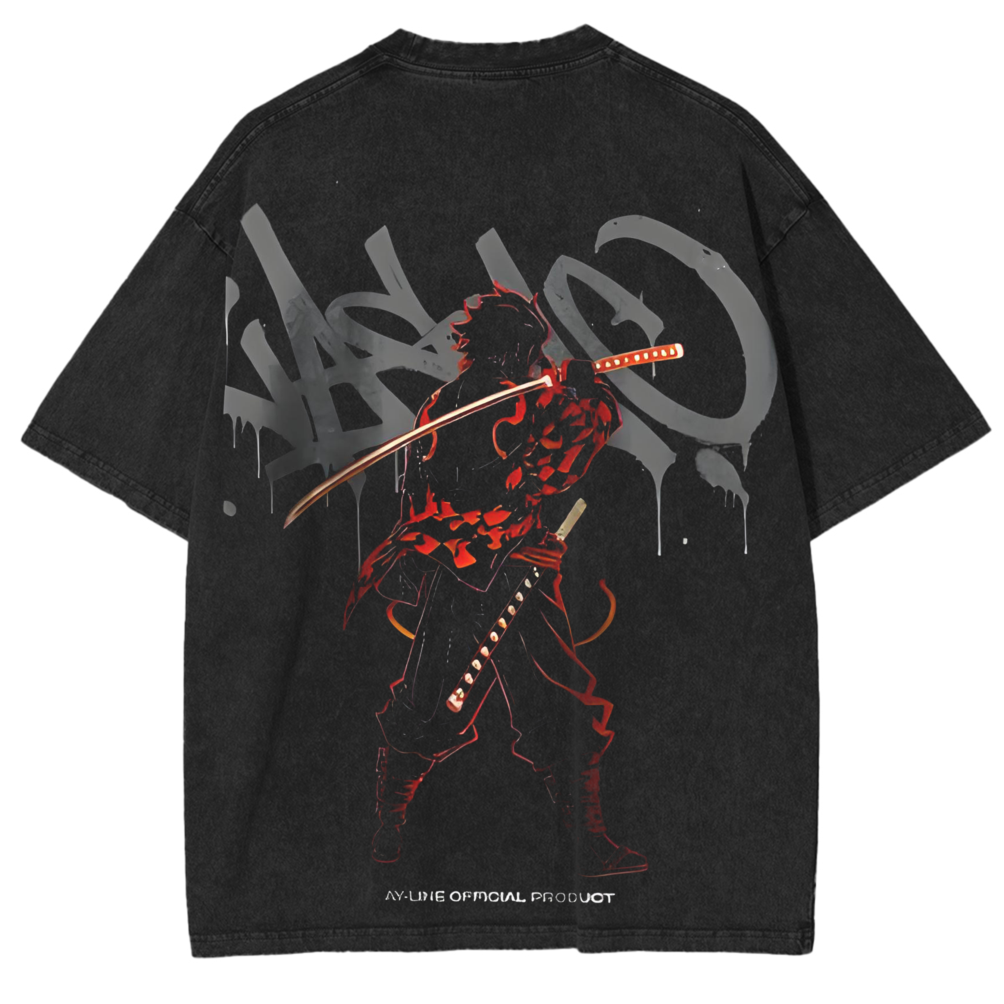 Camisetas de anime Demon Slayer Ay-Line de estilo retro