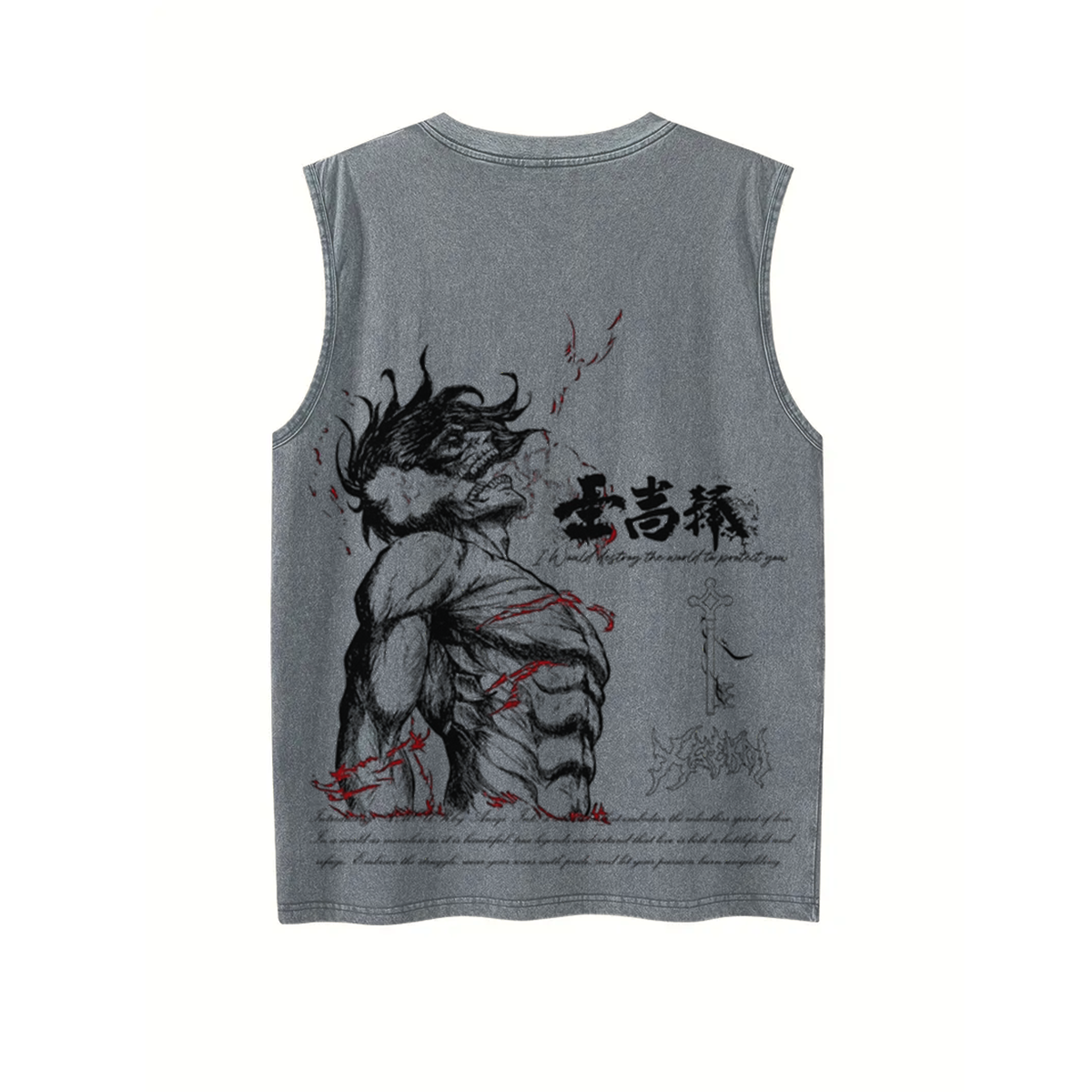 Attack on Titan Eren Yeager Tank Top