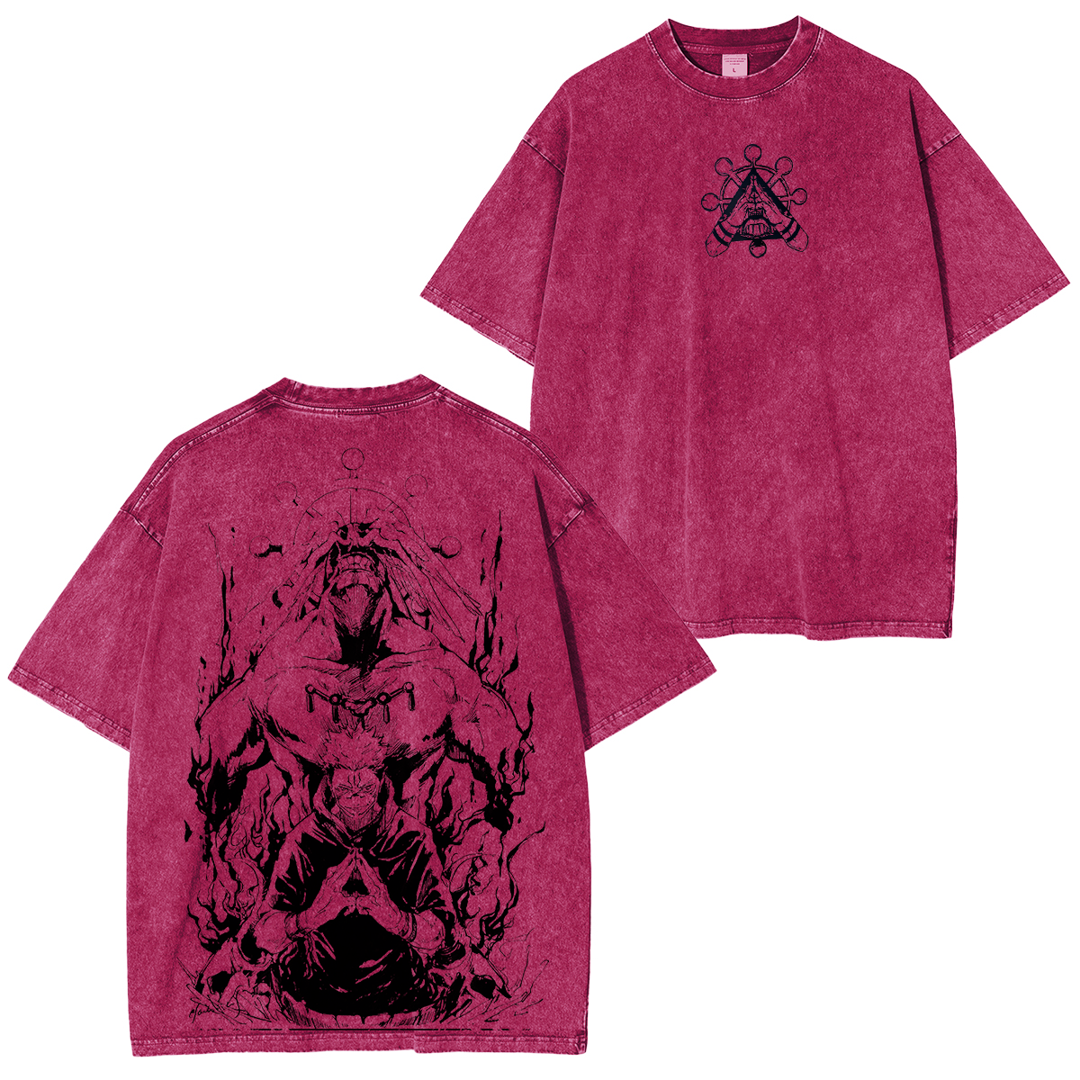 Sukuna & Mahoraga Vintage Washed Unisex T-Shirt