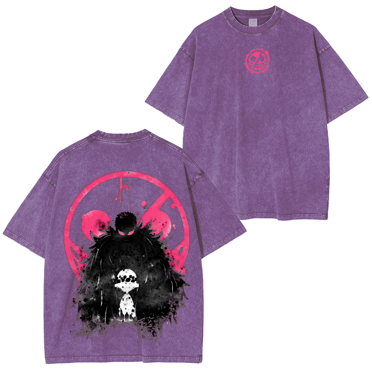 Camiseta Lavada Vintage Retro Donquixote Doflamingo