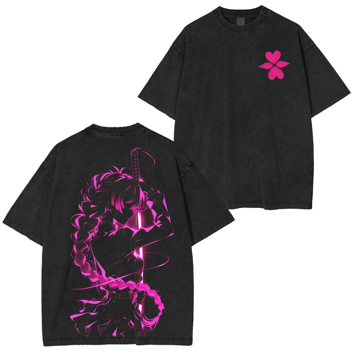 Mitsuri Kanroji-Demon Slayer Unisex Washed T-Shirt