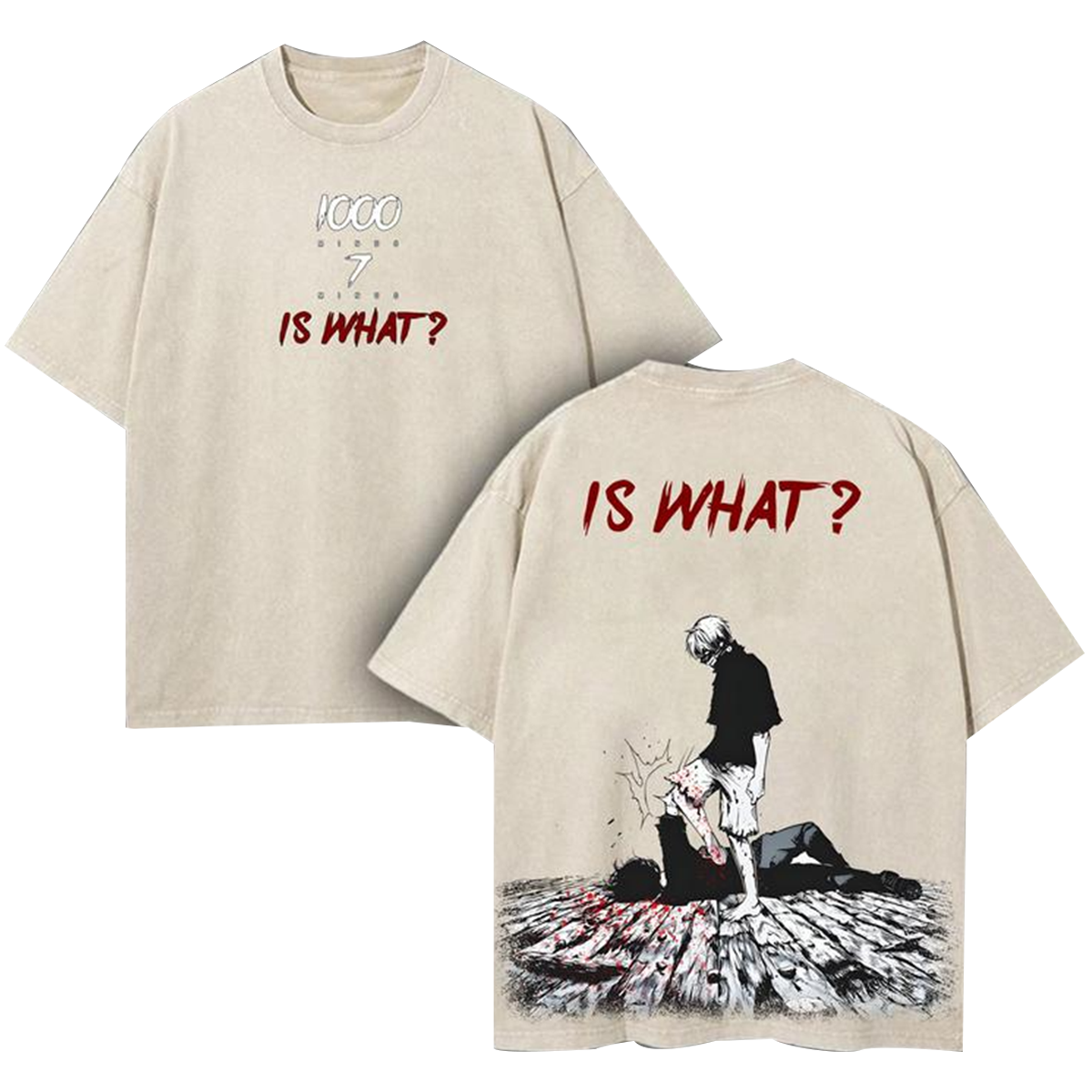 T-shirt vintage rétro Ken Kaneki Tokyo Ghoul Anime