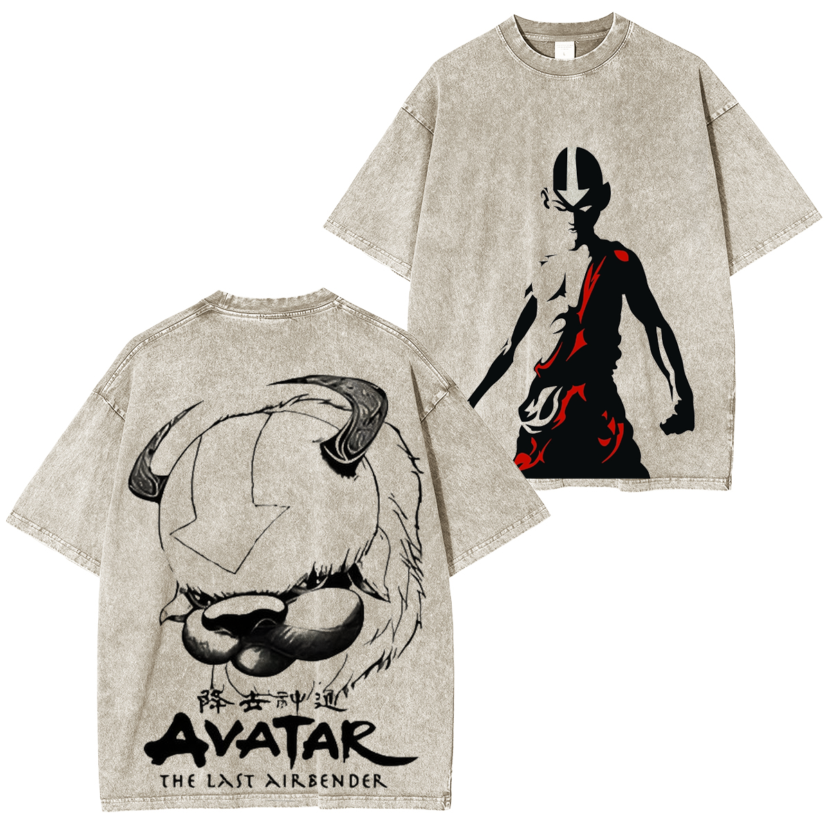 Camiseta lavada unisex de Avatar: The Last Airbender
