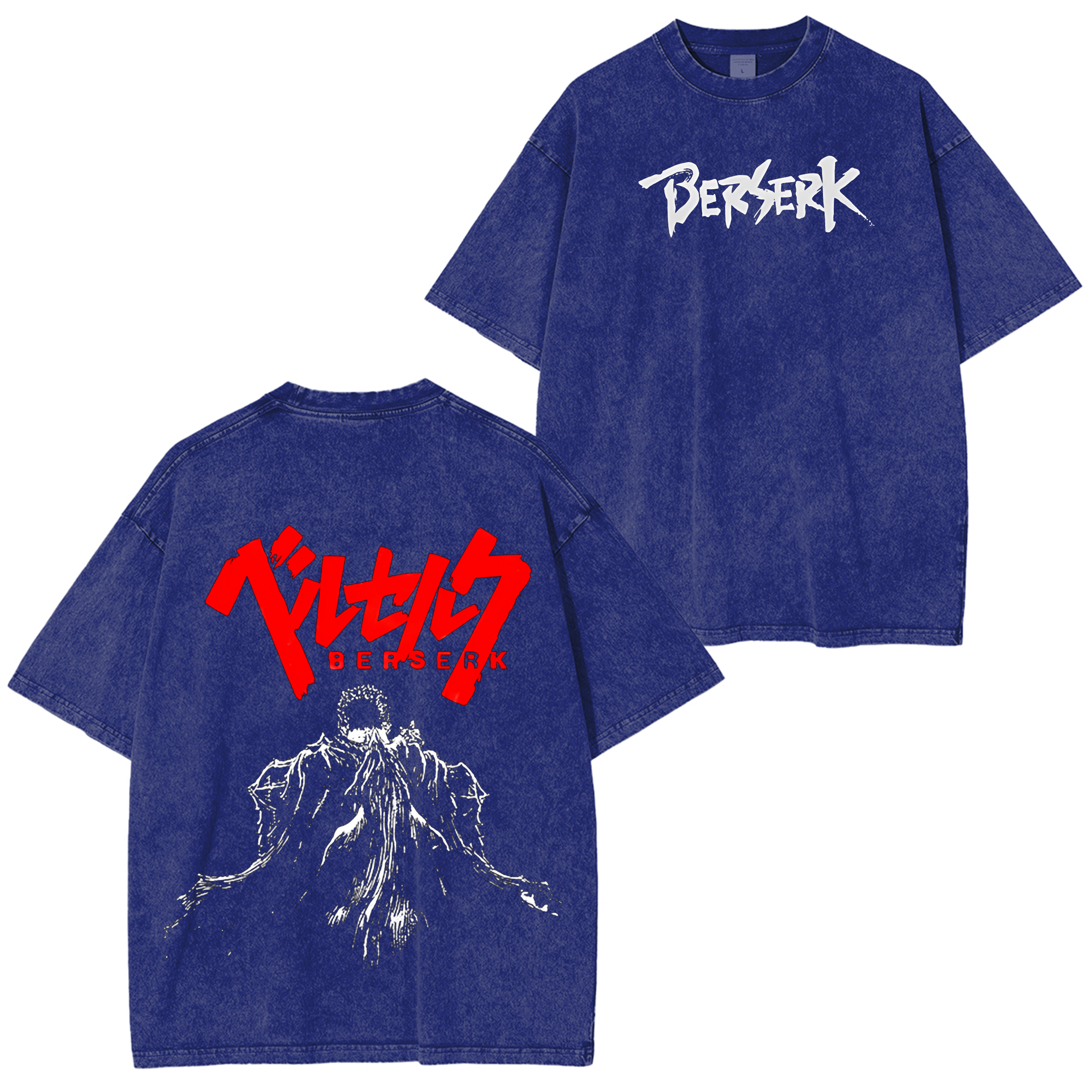 Camiseta unisex lavada Berserk Anime