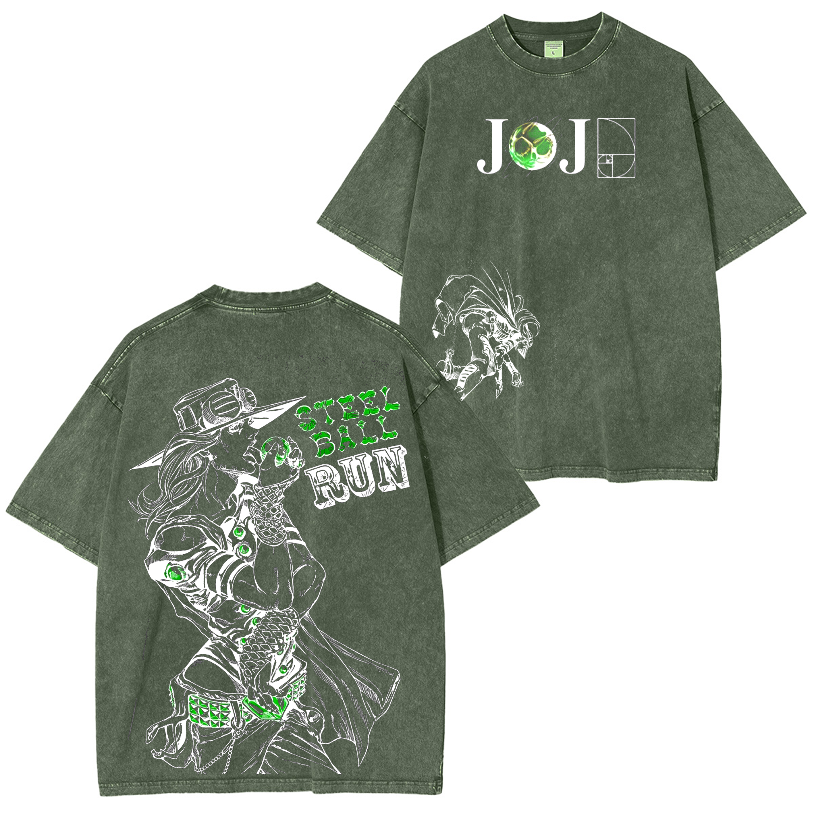 T-shirt/Col ras du cou/Sweat à capuche JoJo Gyro Zeppeli