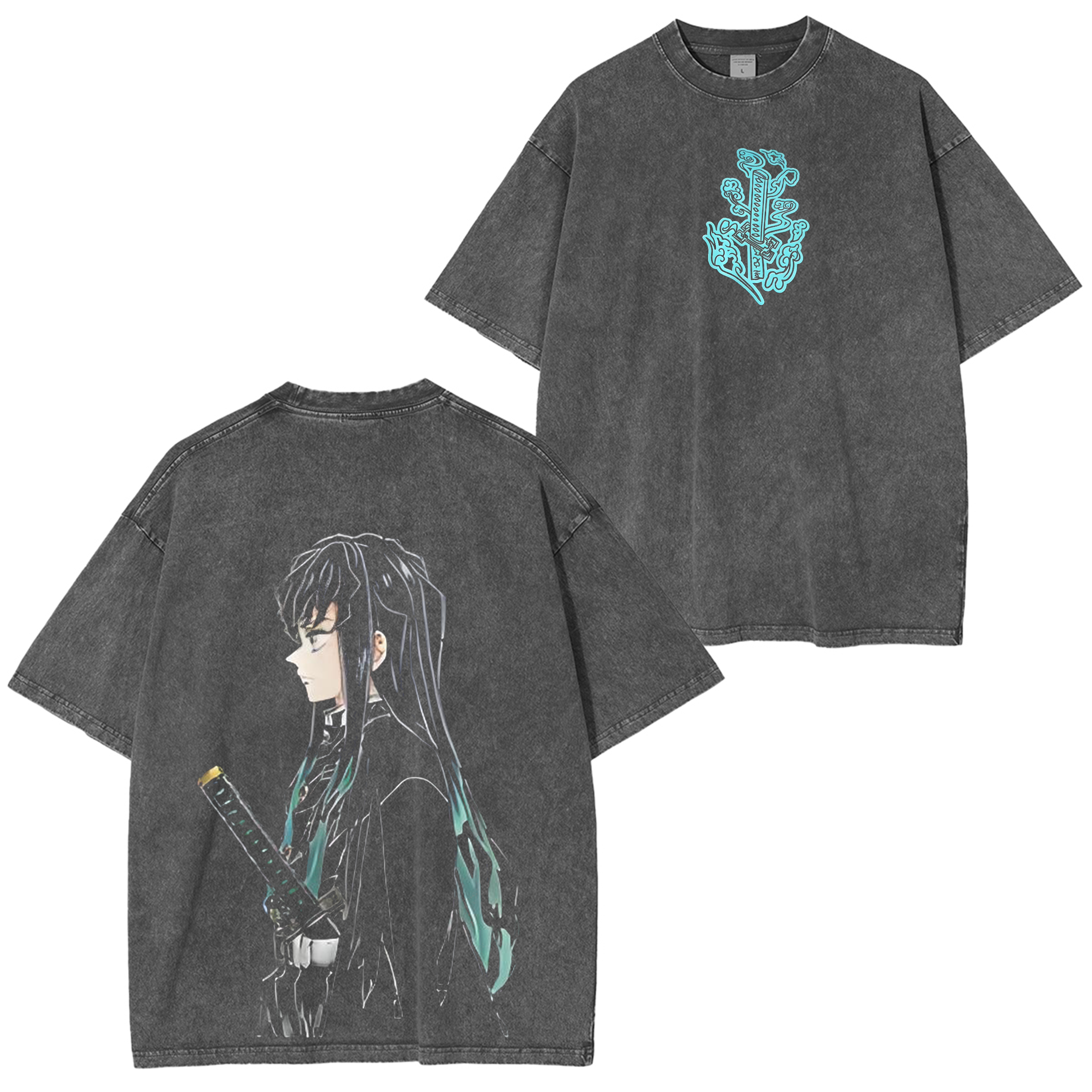 Muichiro Tokito Demon Slayer Unisex Washed T-Shirt
