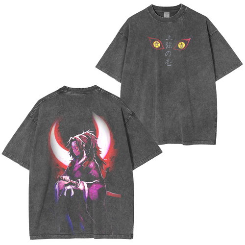 Camiseta unisex de anime Kokushibo de Demon Slayer