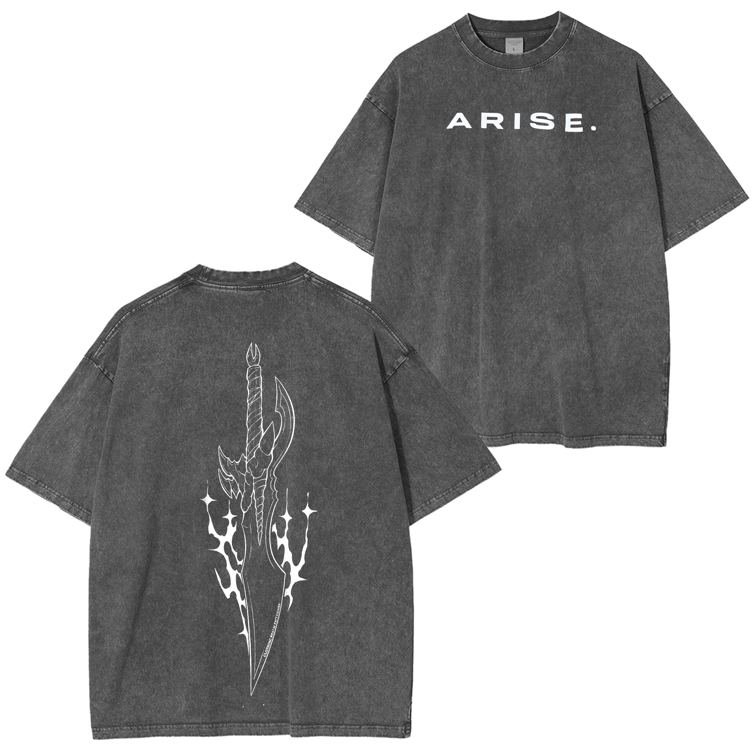 Solo Leveling Oversize Unisex Washed T-Shirt