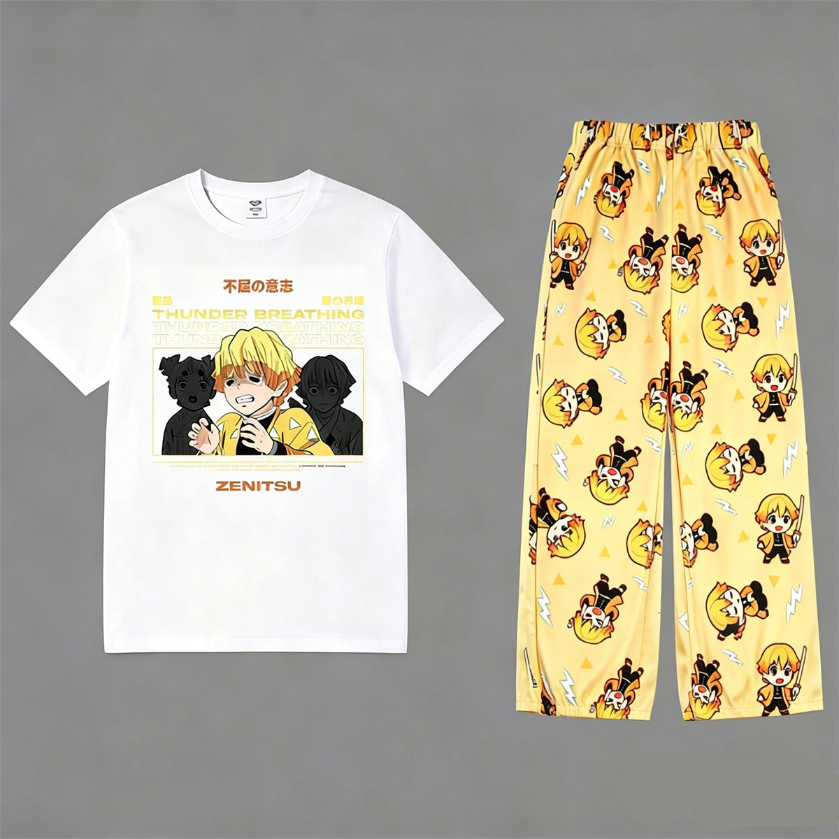 Demon Slayer: Zenitsu Agatsuma Pajamas Set