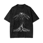 Camiseta Oversize "Acid Wash" de Jujutsu Kaisen