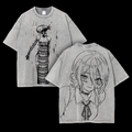 Reze-Chainsaw Man Vintage Washed Unisex T-Shirt