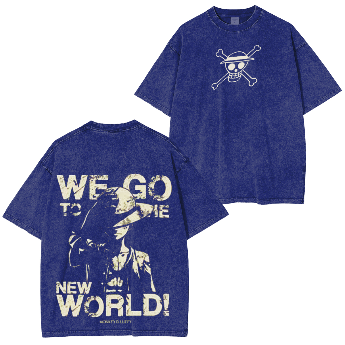 One Piece Vintage Washed Unisex T-Shirt