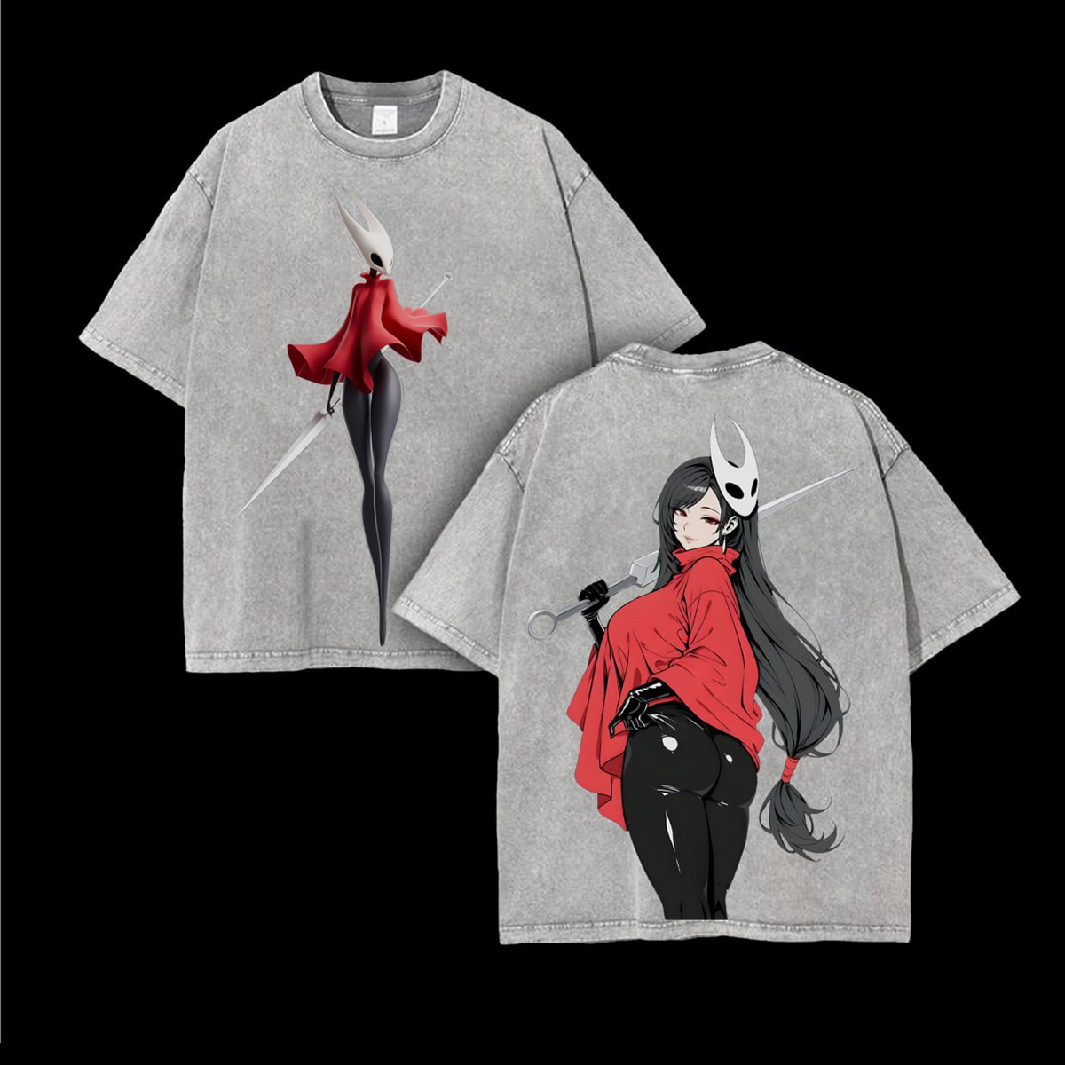 Camiseta Unisex Hornet Hollow Knight Lavada