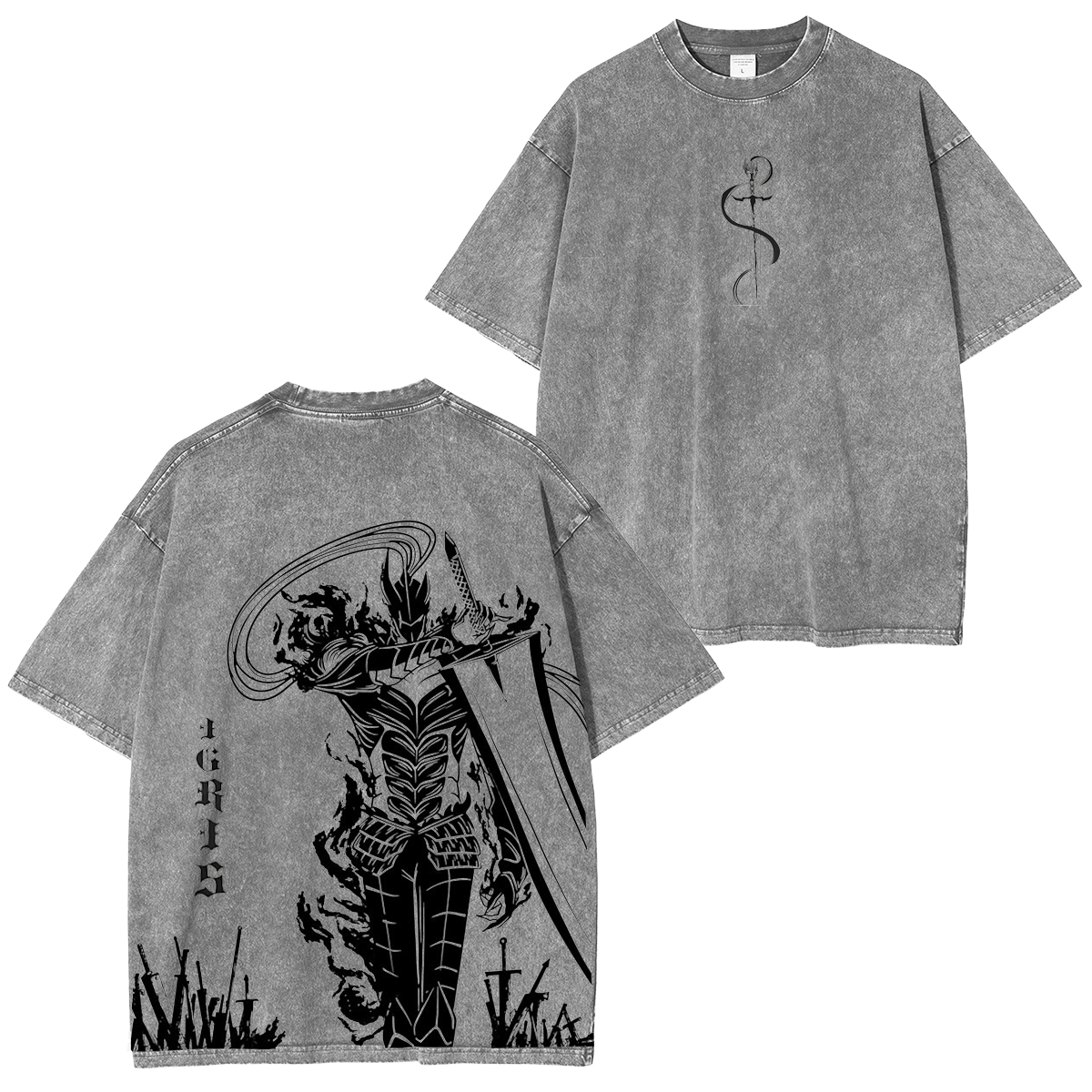 Camiseta unisex "Solo Leveling" con efecto vintage
