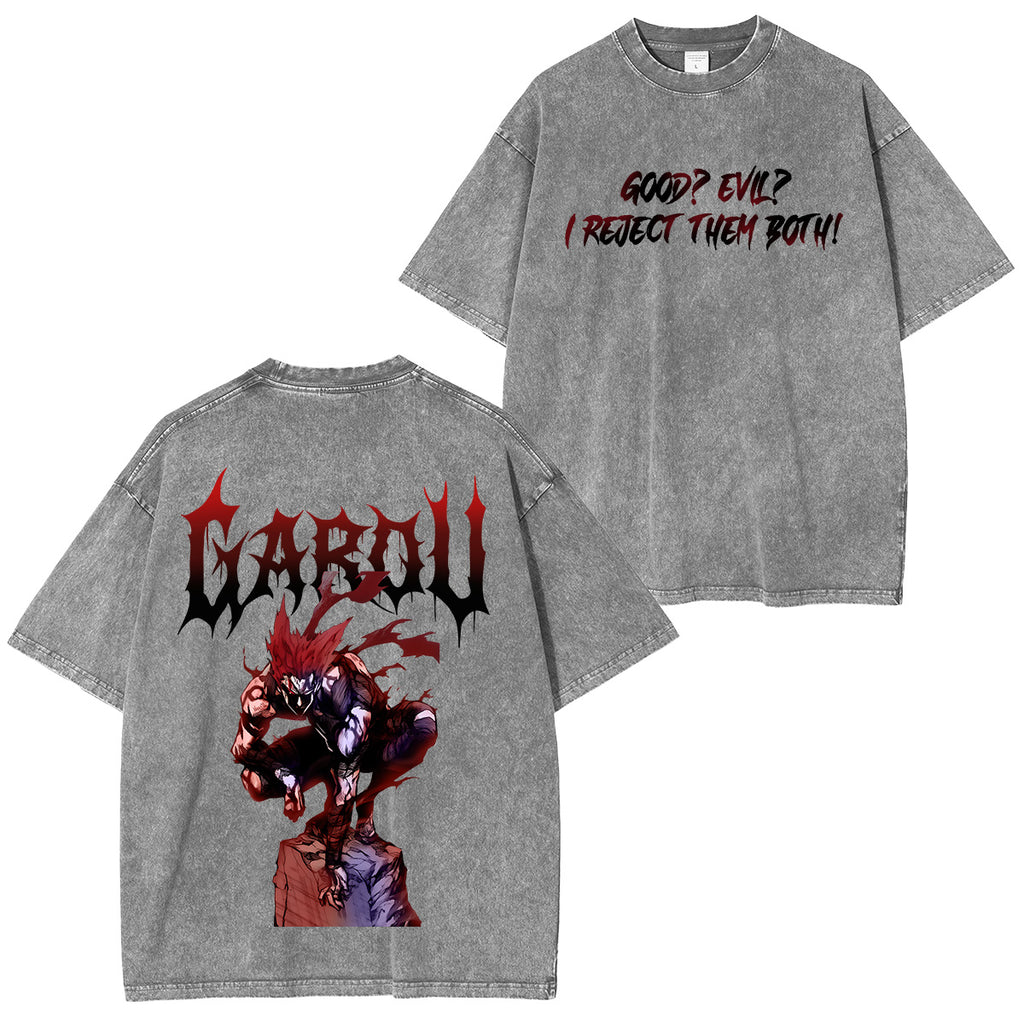 One-Punch Man : Garou Vintage Washed T-shirt/Crewneck/Hoodie