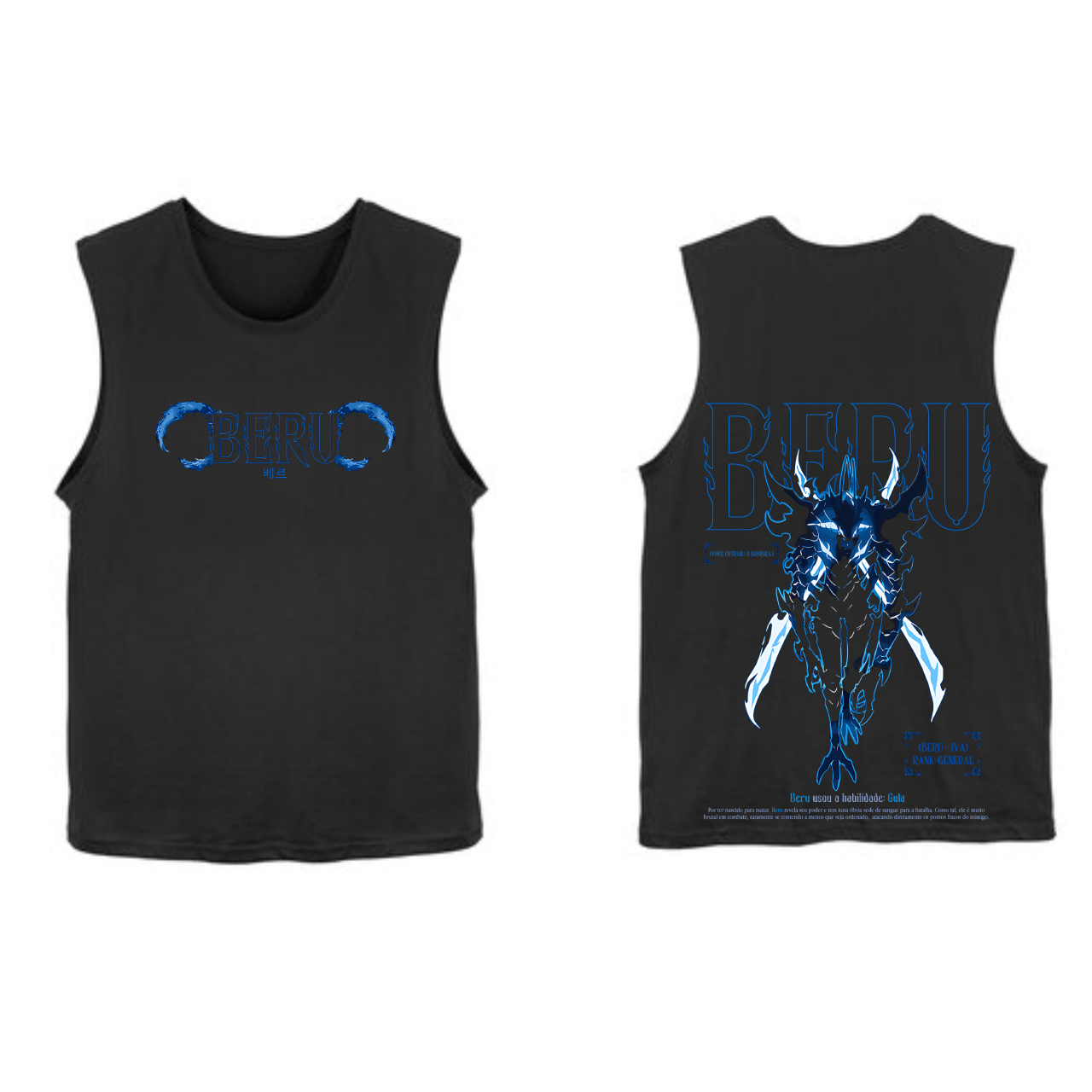 Solo Leveling Anime Double Printed Tank Top-Limited Edition