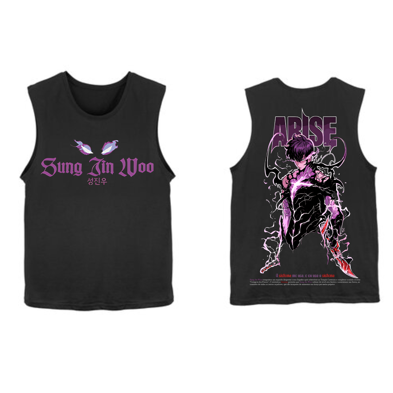 Solo Leveling Anime Double Printed Tank Top-Limited Edition