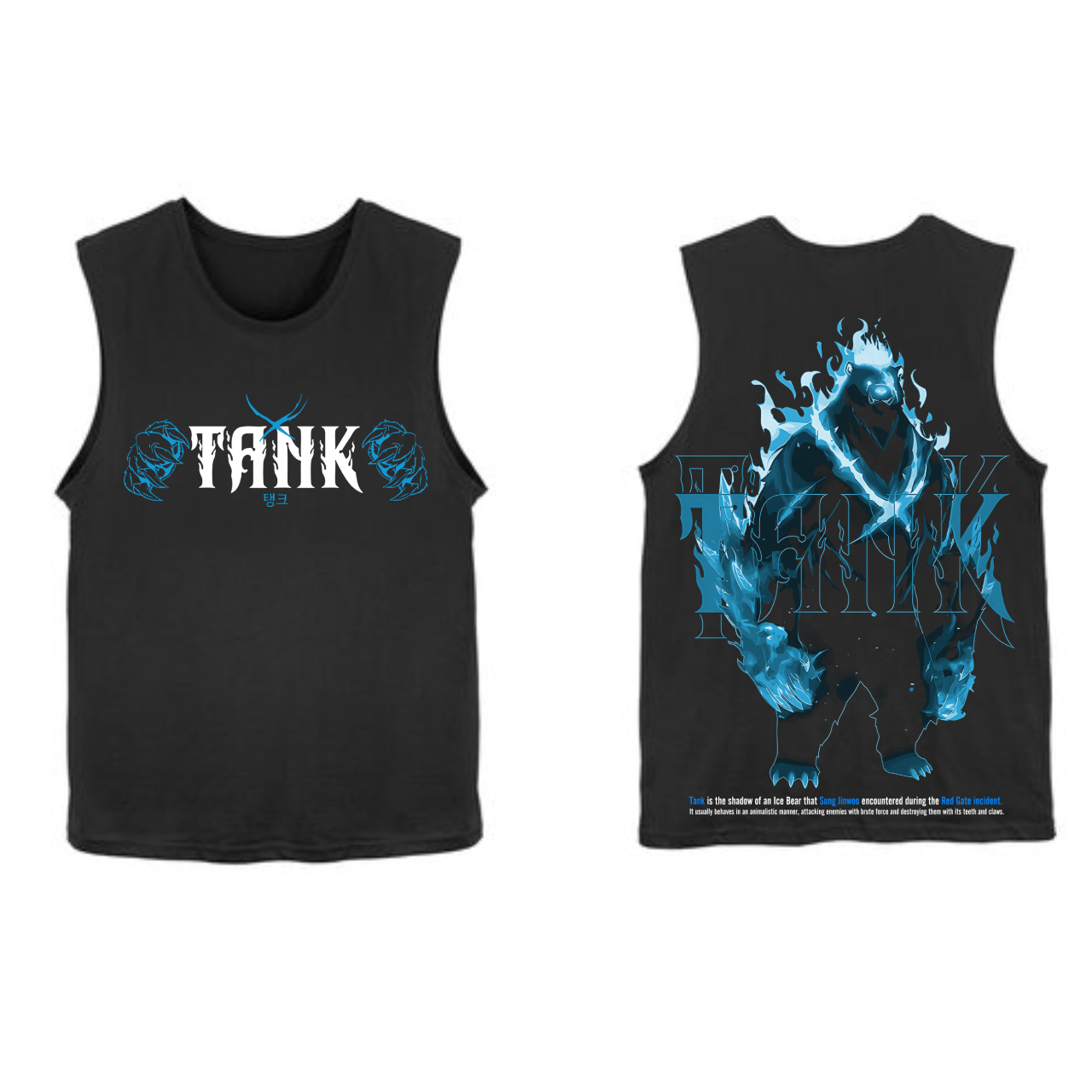 Solo Leveling Anime Double Printed Tank Top-Limited Edition
