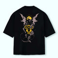 Oversized  Back Premium | BLACK CLOVER - TOUROS NEGROS Black raging bull