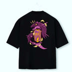Sudadera Oversized Premium | BLACK CLOVER - ORCAS PÚRPURAS