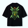 Oversized  Back Premium | BLACK CLOVER - LOUVA-A-DEUS VERDES Praying mantis in emerald green