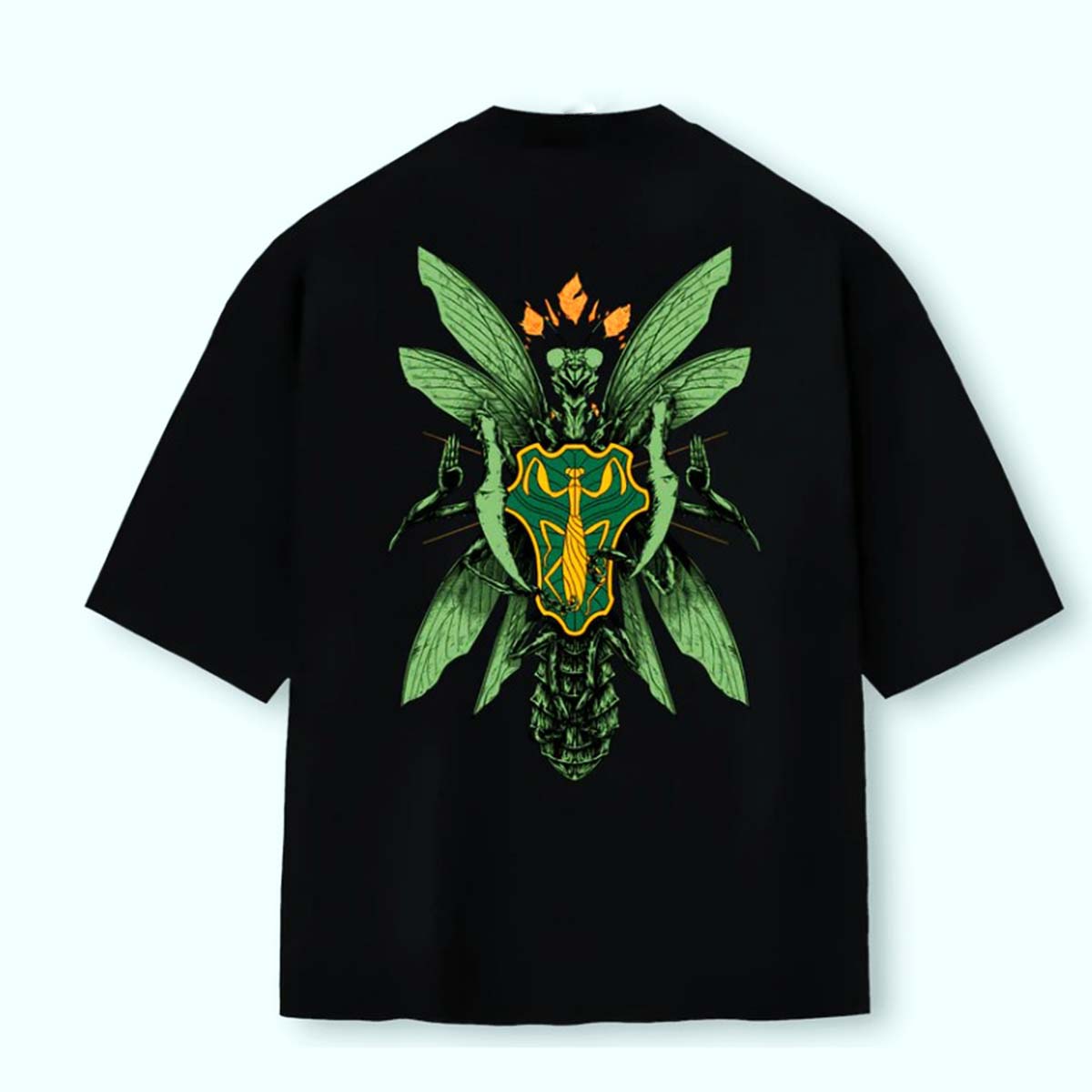 Oversized Back Premium | BLACK CLOVER - Mante religieuse vert émeraude