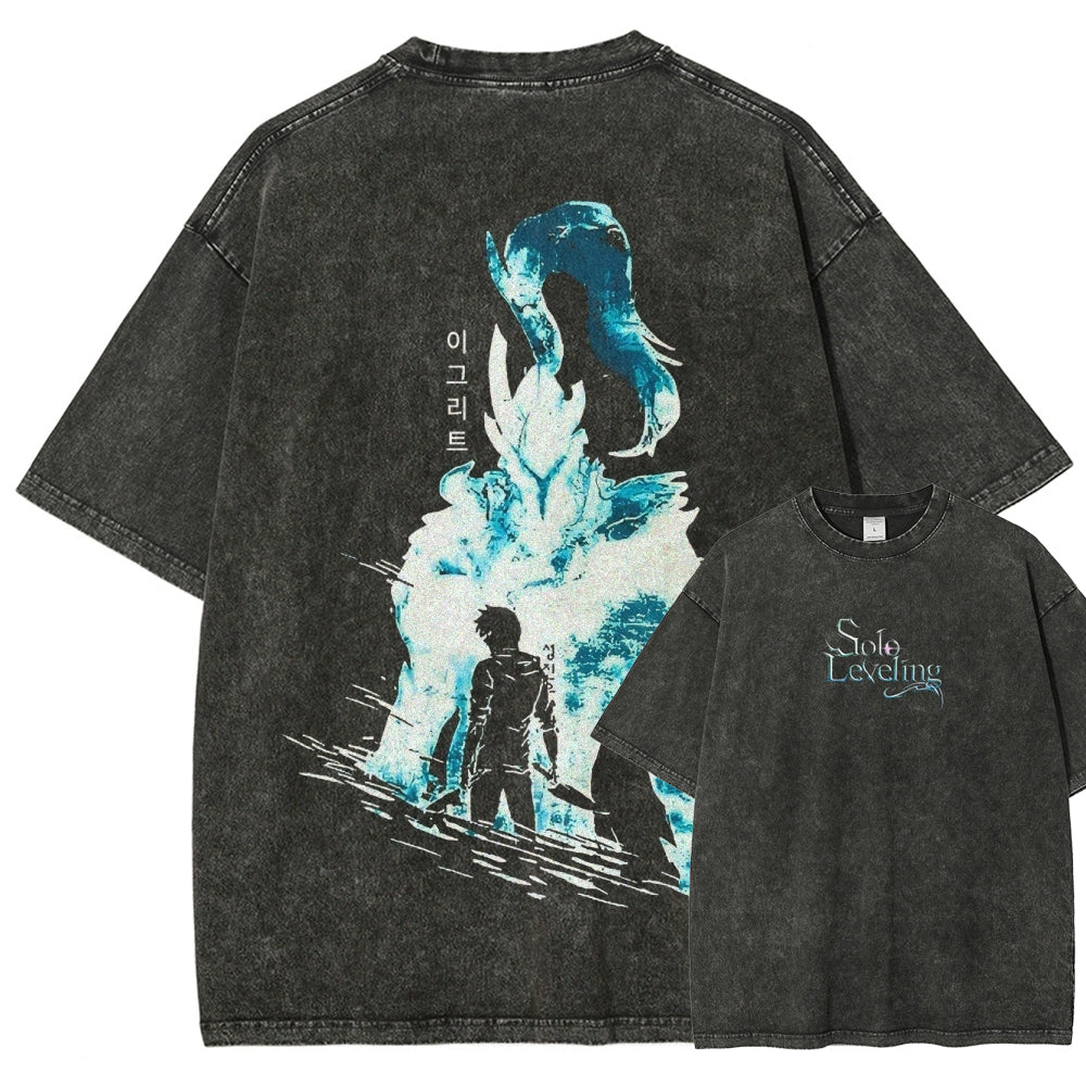 solo leveling Camiseta unisex lavada 2501009736