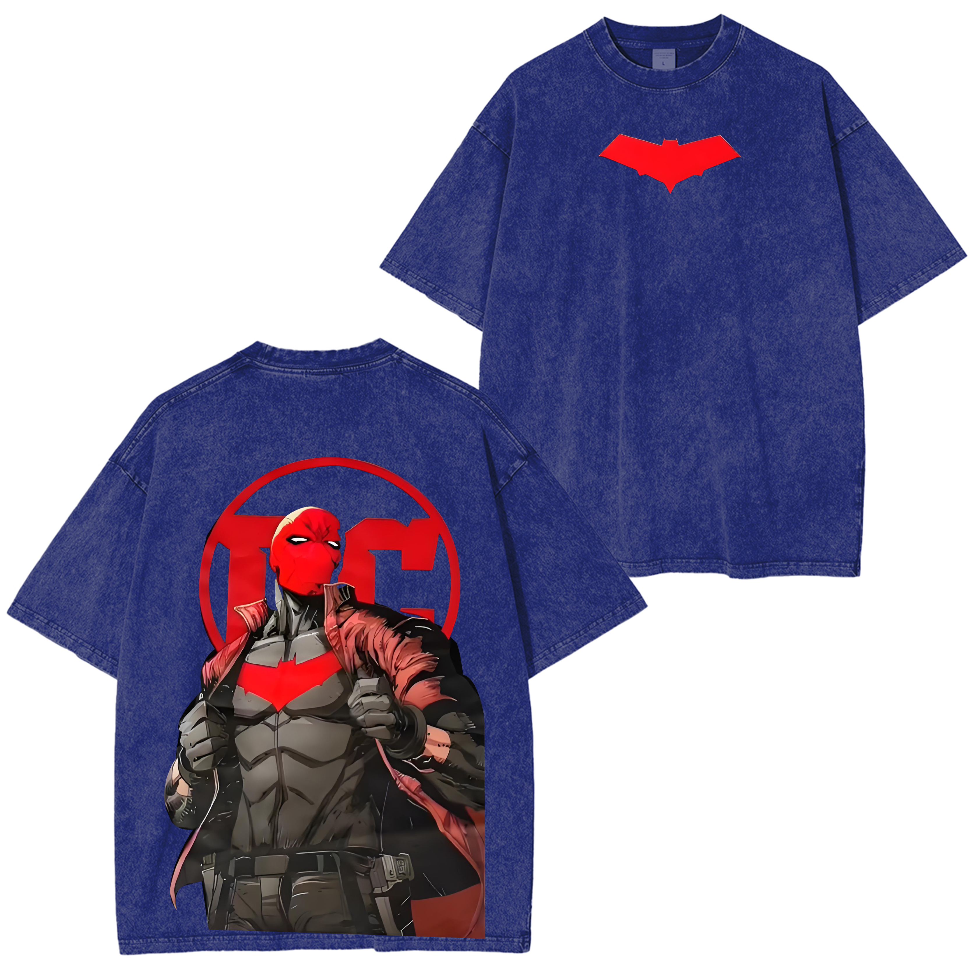 Camiseta Red Hood Lavada Gráfica