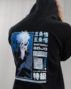 Gojo - Sudadera con capucha (estampado trasero)