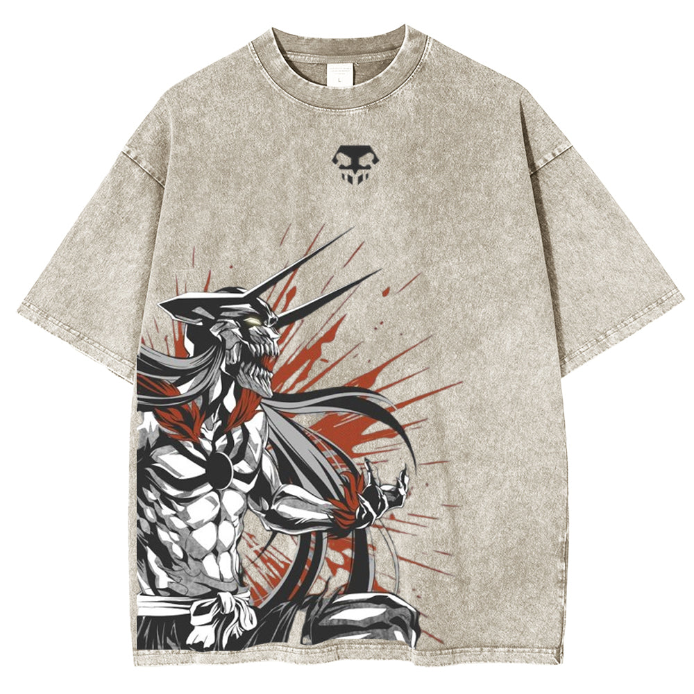 Vasto Lorde BLEACH Anime Unisex Washed T-Shirt