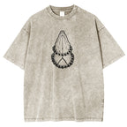 Camiseta Unisex Lavada de Anime Gyomei