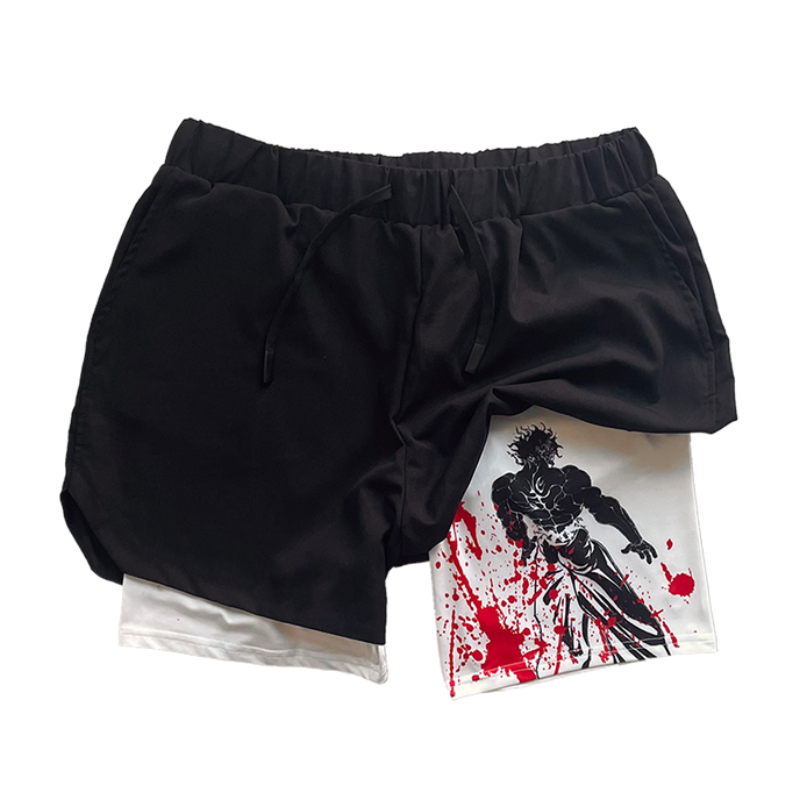 Pantalones cortos de alto rendimiento Demon Back - Baki