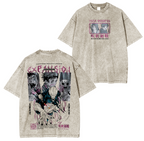T-shirt/Sweat/Sweat à capuche délavé Jujutsu Kaisen